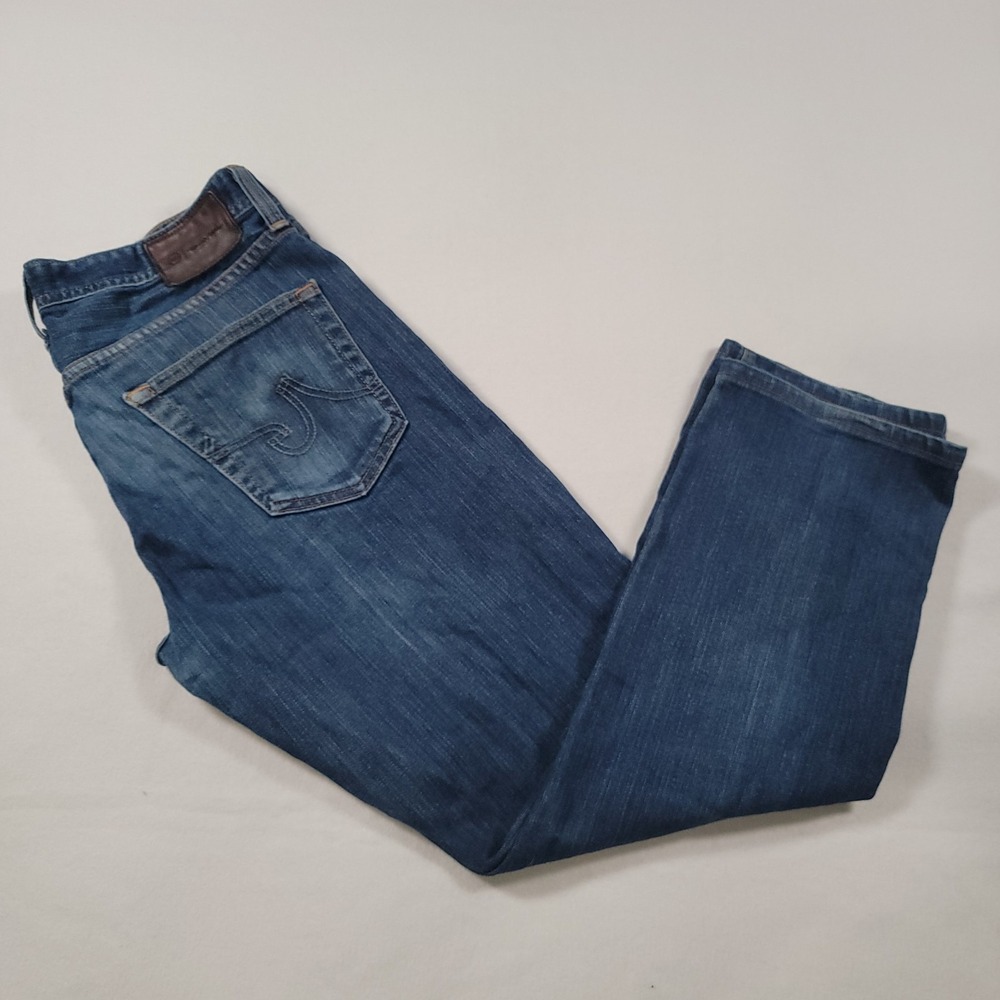 Adriano‎ Goldschmied Travis Mathew Graduate Tailored Leg Jeans 32 Blue Denim
